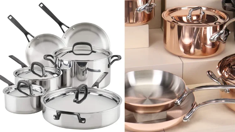 stainless steel cookware vs copper cookware